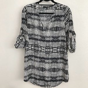 19 Cooper Women’s Tribal Tunic Top S Tribal